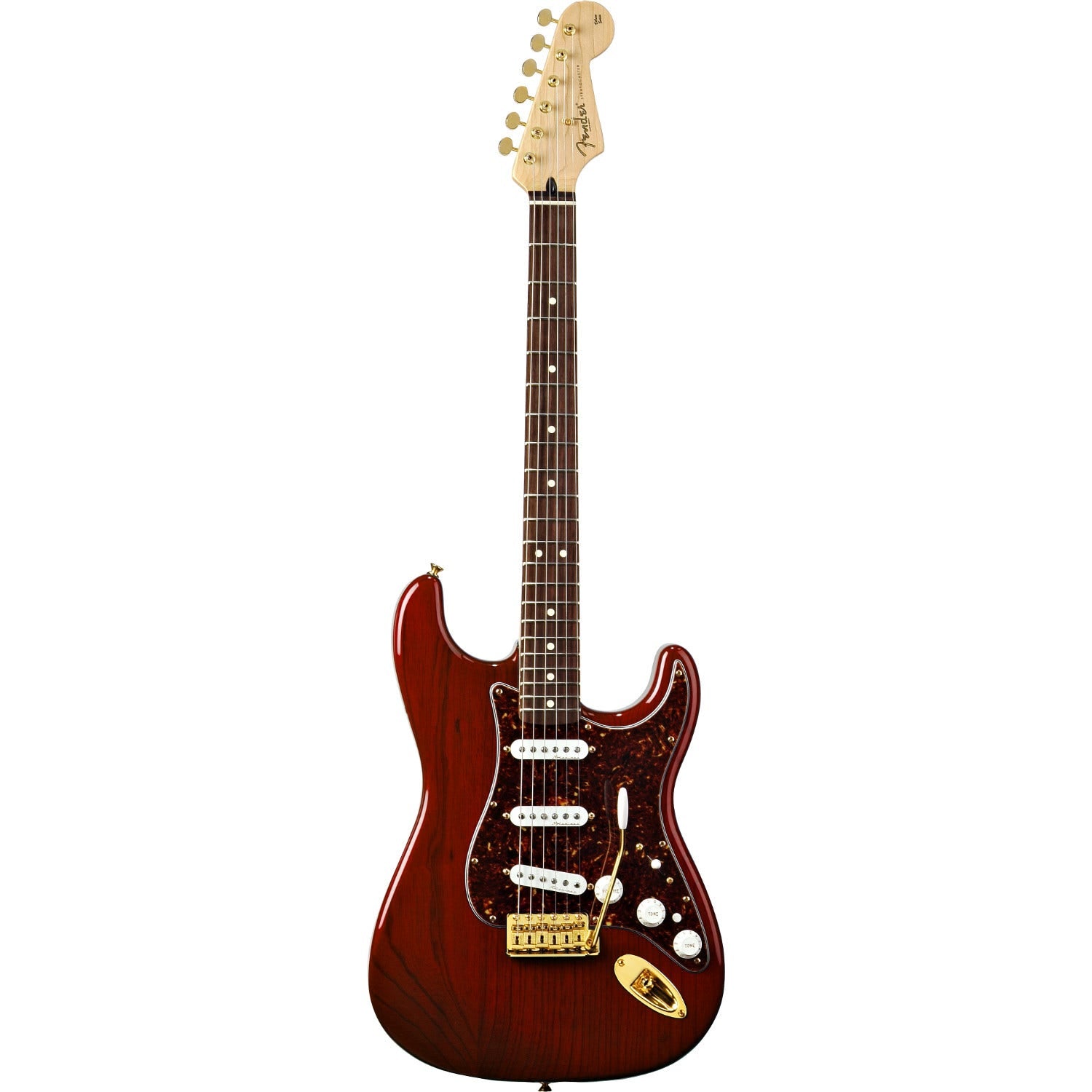 Fender Deluxe Player's Stratocaster Electric Guitar, Maple Fretboard - Crimson Red Transparent