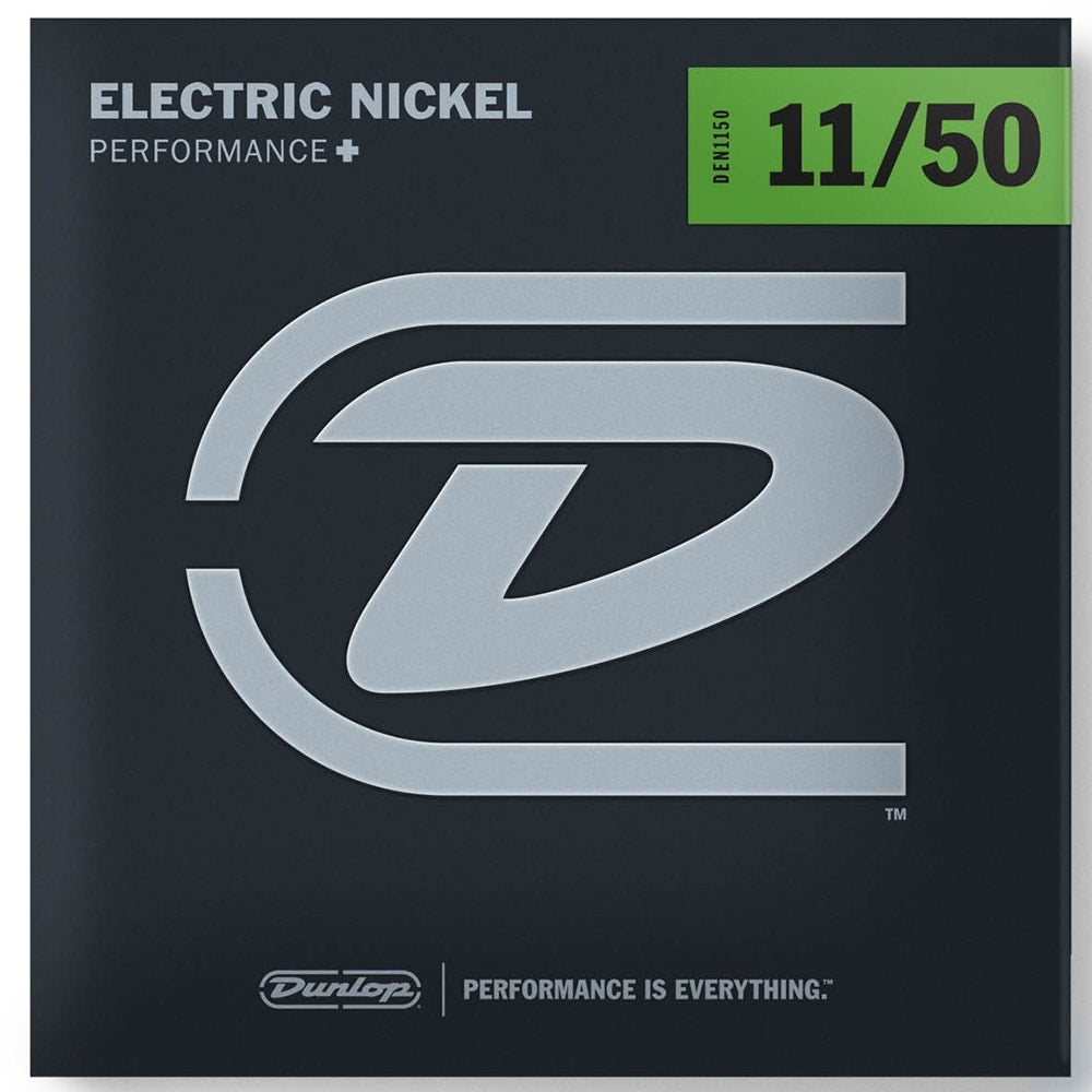 Dunlop DEN1150 Nickel Plated Steel Electric Strings, Medium Heavy (11-50)