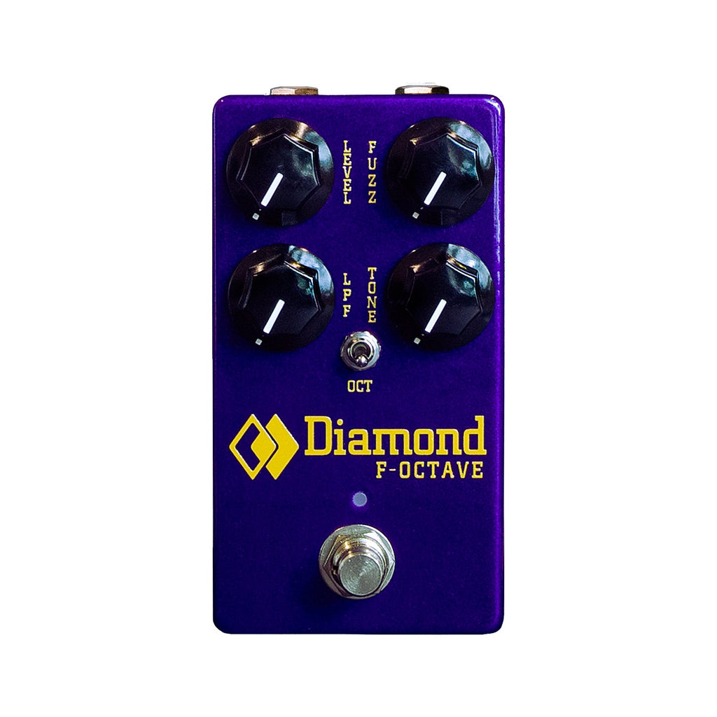 Diamond F-Octave Analog Silicon Octave Fuzz Guitar / Bass Effect Pedal