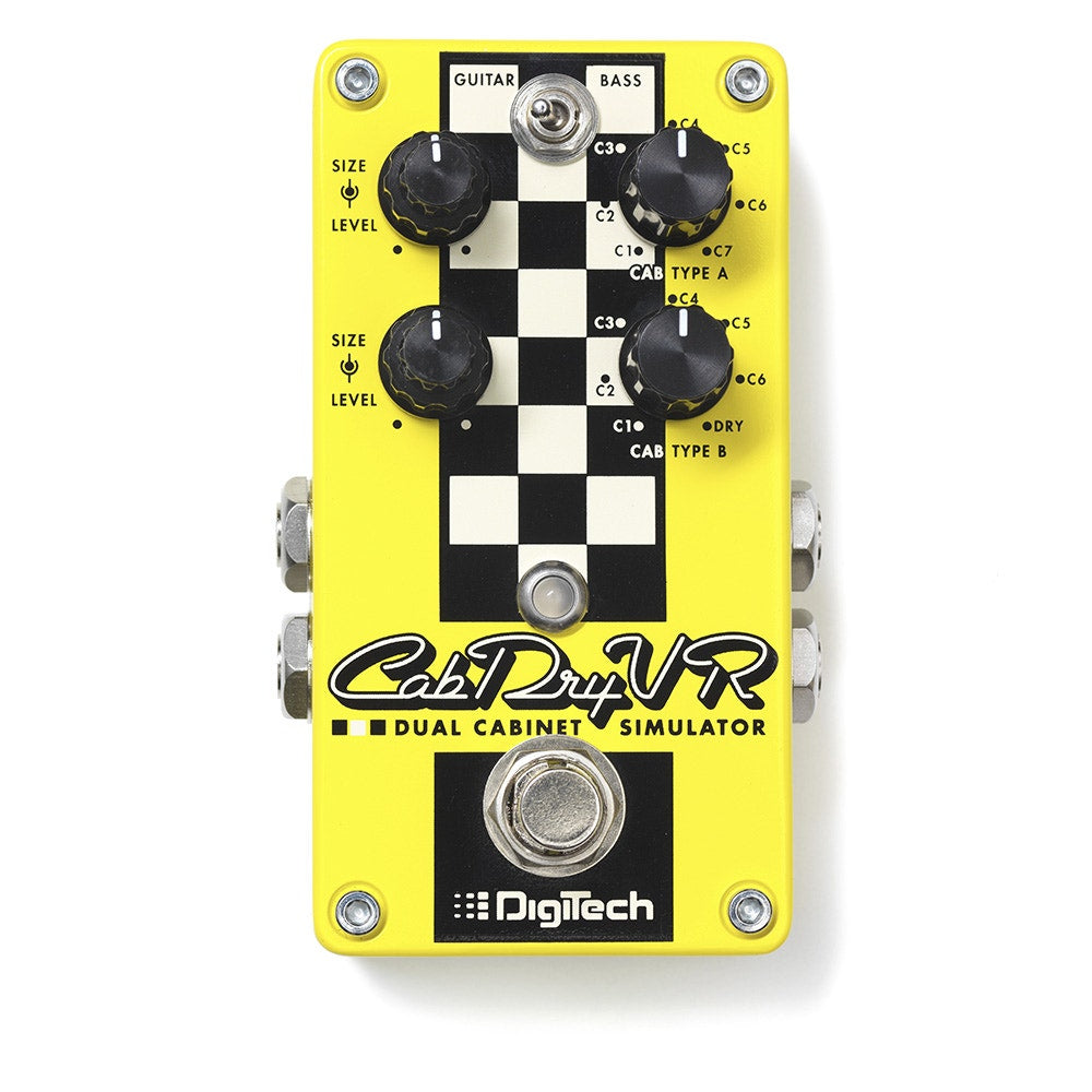 DigiTech CabDryVR Dual Rotary Speaker Sim Cabinet Emulator Guitar Effects Pedal (Open Box)