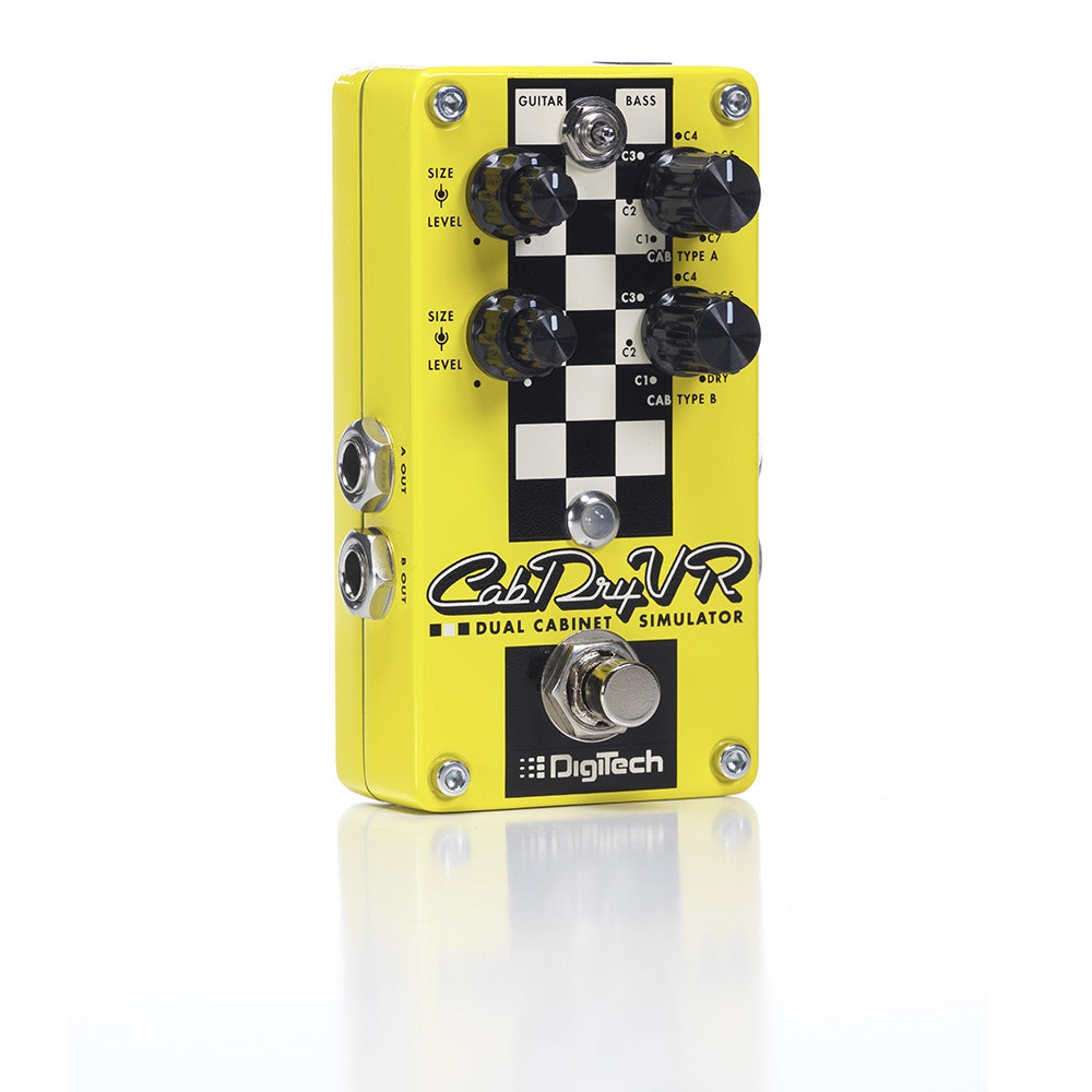 DigiTech CabDryVR Dual Rotary Speaker Sim Cabinet Emulator Guitar Effects Pedal (Open Box)
