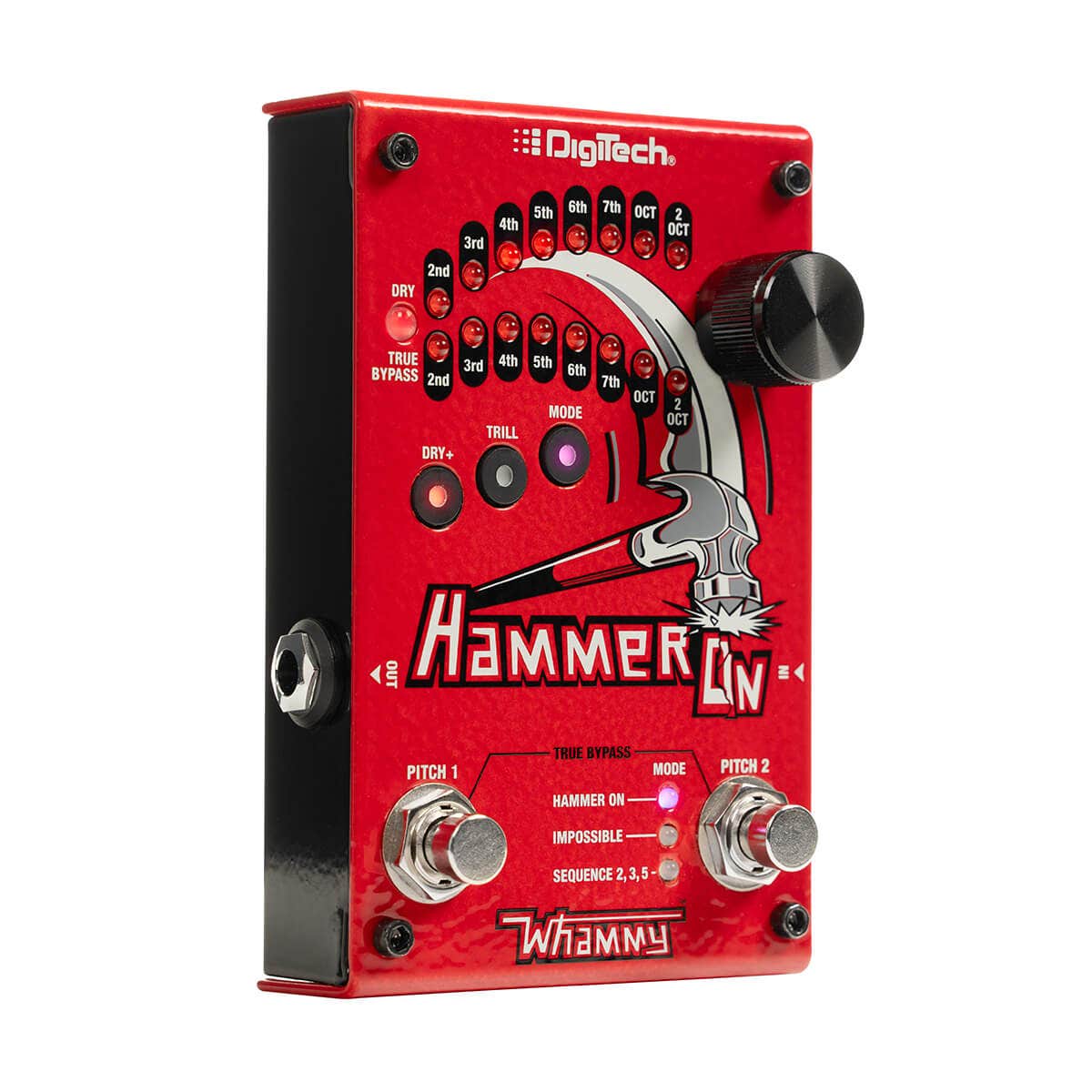 DigiTech HammerOn 7-Mode Pitch Jump, Pitch Shifter & Harmony Guitar Effect Pedal
