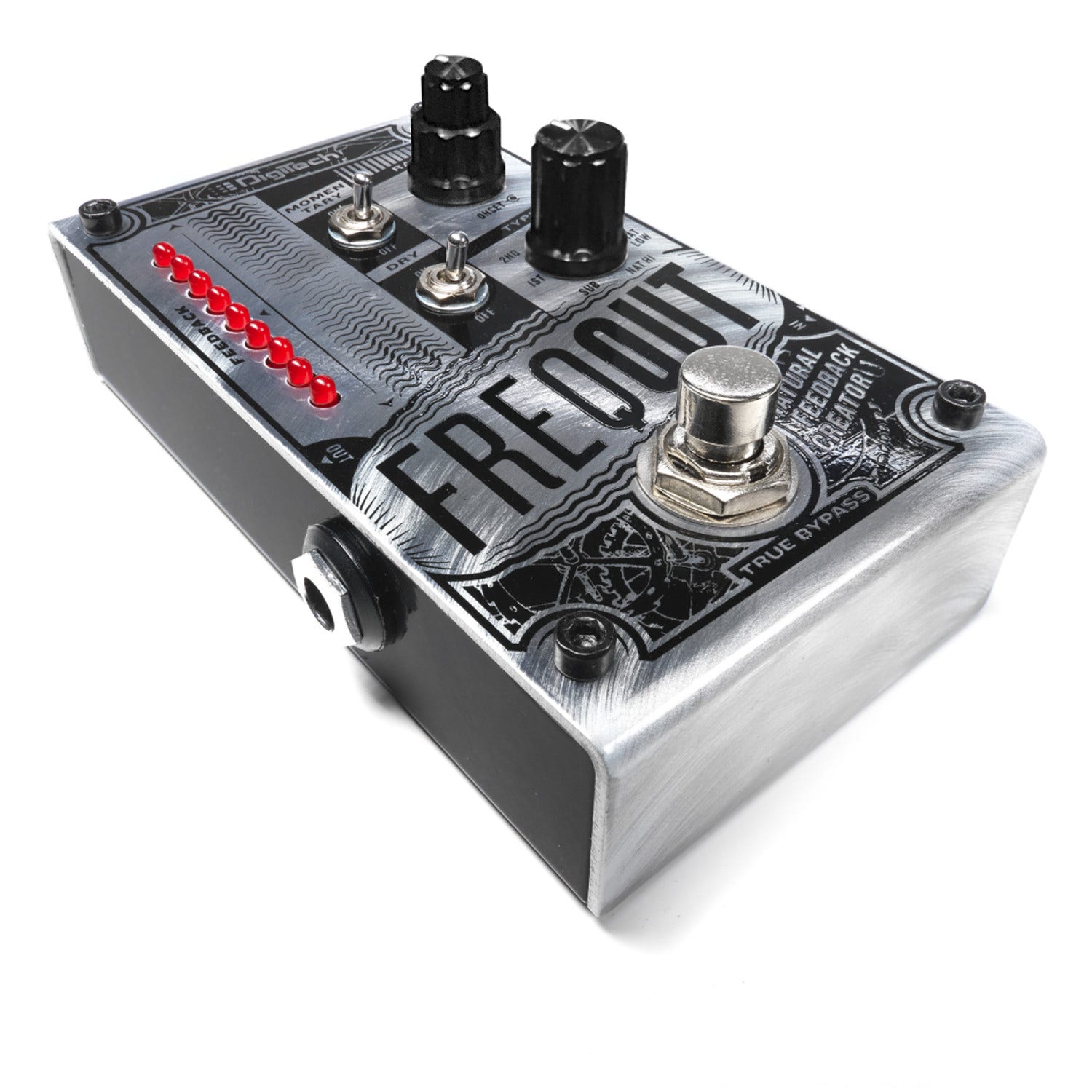 DigiTech FreqOut Natural Feedback Creator Distortion Guitar Effects Pedal