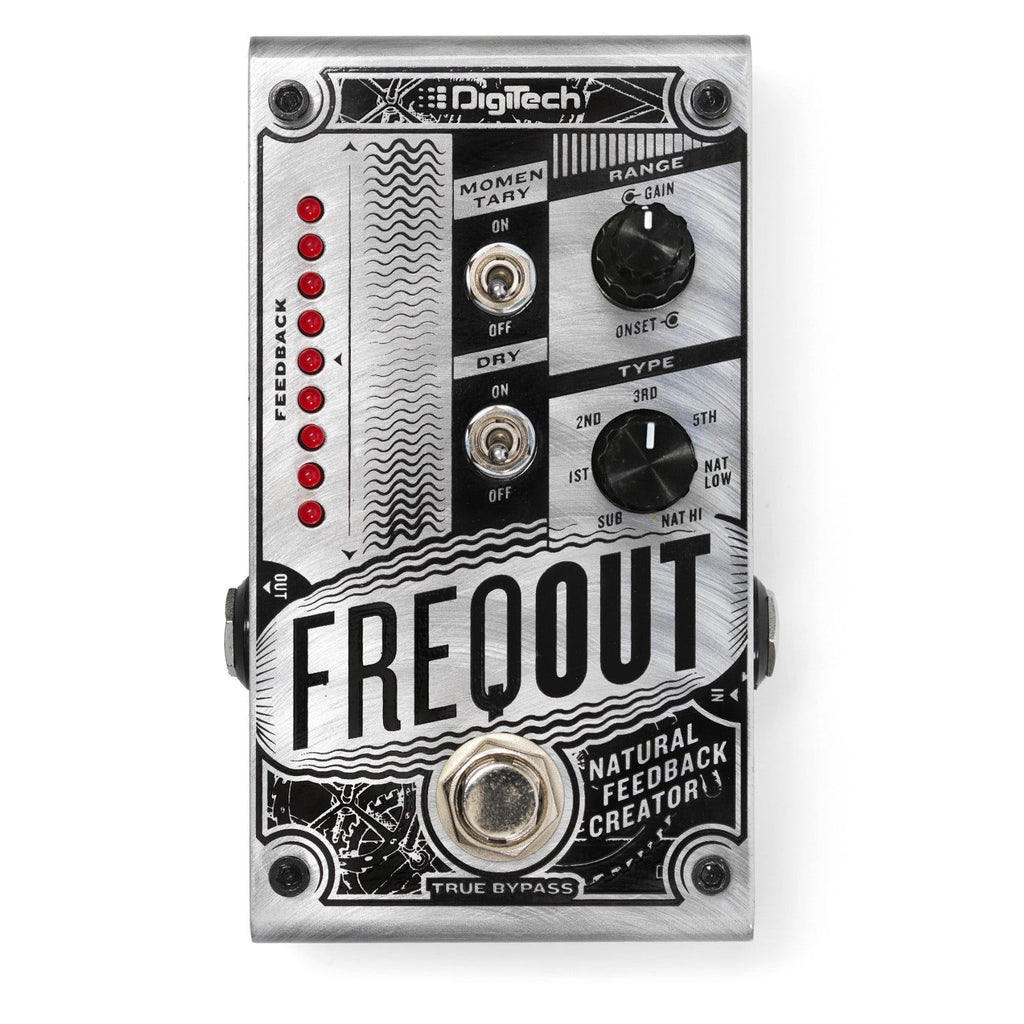DigiTech FreqOut Natural Feedback Creator Distortion Guitar Effects Pedal