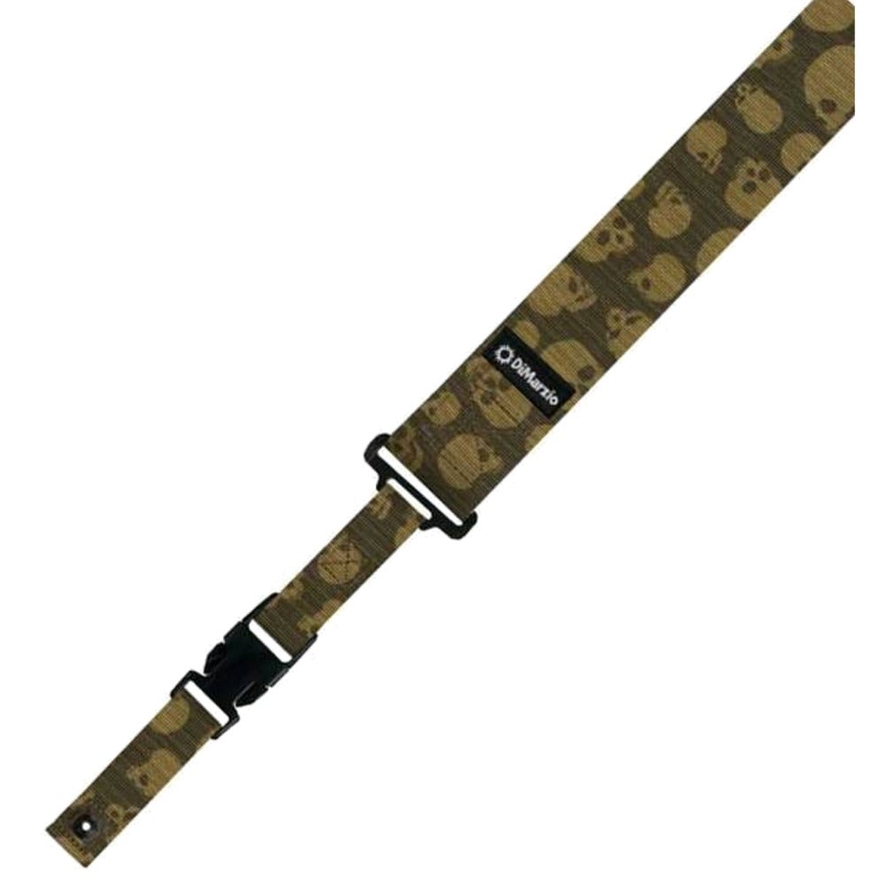 DiMarzio DD2200MGSK ClipLock Quick Release Guitar Strap - 2" CORDURA Fabric - Camo Skulls