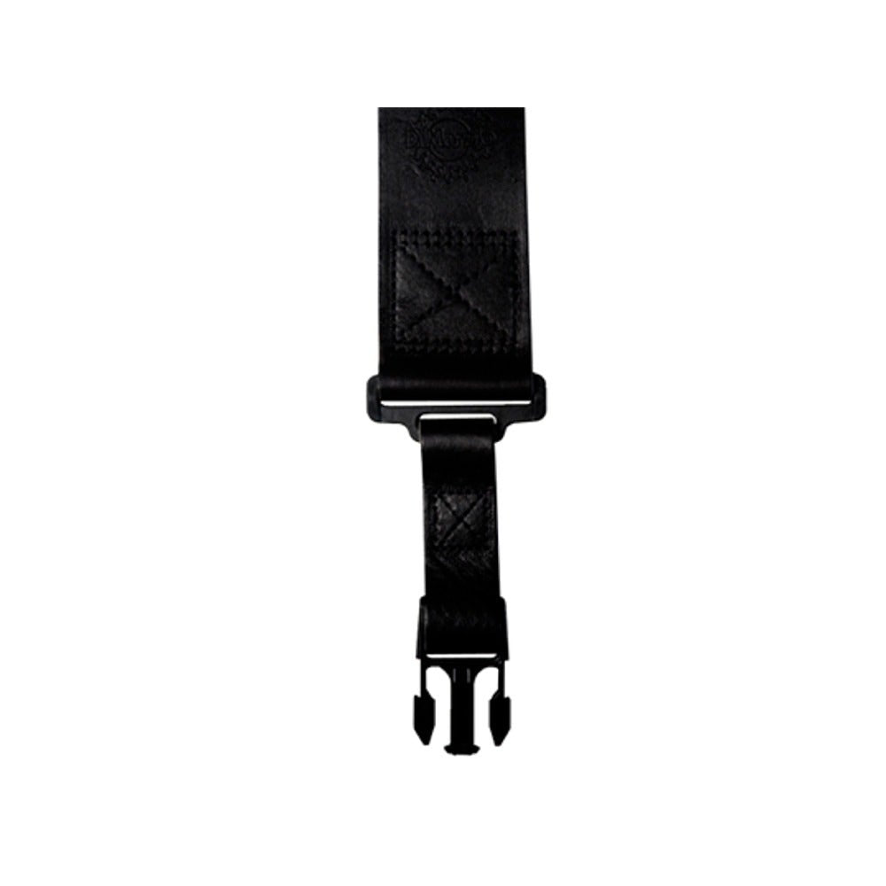 DiMarzio DD2420BK ClipLock Quick Release Guitar Strap - 2" Custom Italian Leather - Black