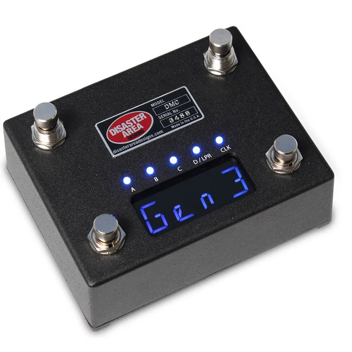 Disaster Area DMC-4 Gen3 Compact MIDI Controller Pedal with Hot Switch