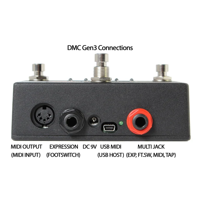 Disaster Area DMC-4 Gen3 Compact MIDI Controller Pedal with Hot Switch