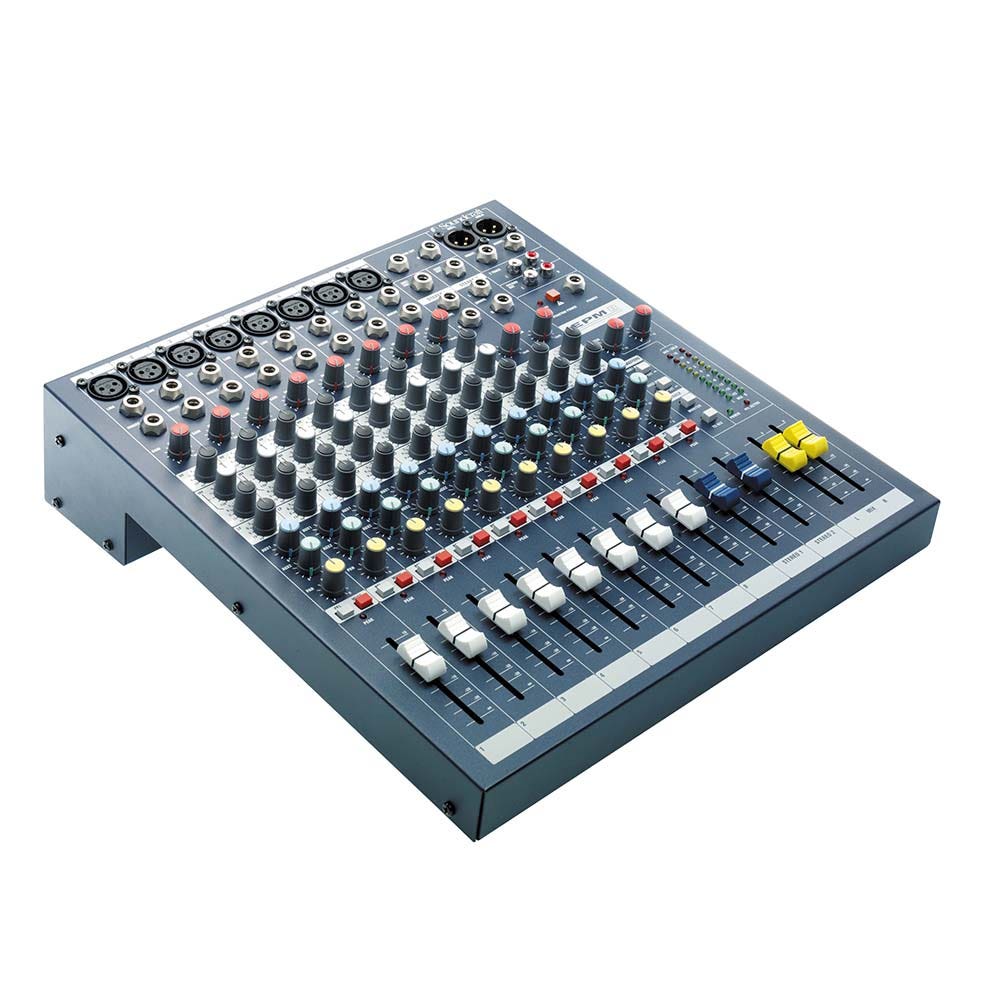 Soundcraft EPM8 8-Channel Mixer (8 Mono, 2 Stereo) with 8 Mic Preamps