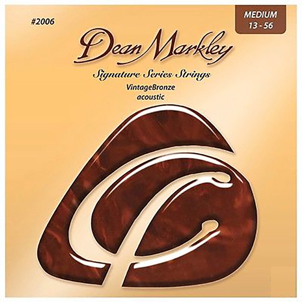 Dean Markley 2006 VintageBronze Medium Acoustic Guitar Strings (13-56)