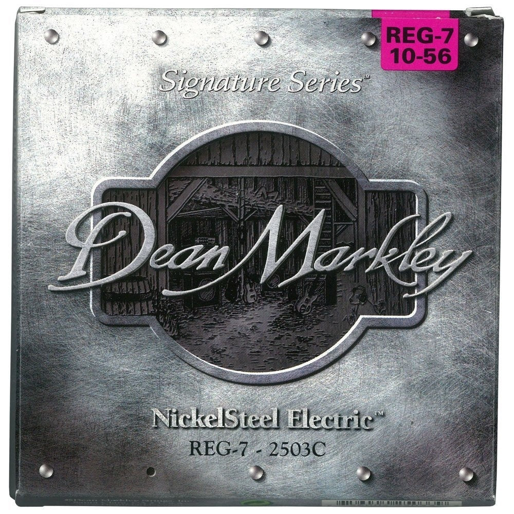 Dean Markley 2503C NickelSteel 7-String Electric Guitar Strings, Regular (10-56)
