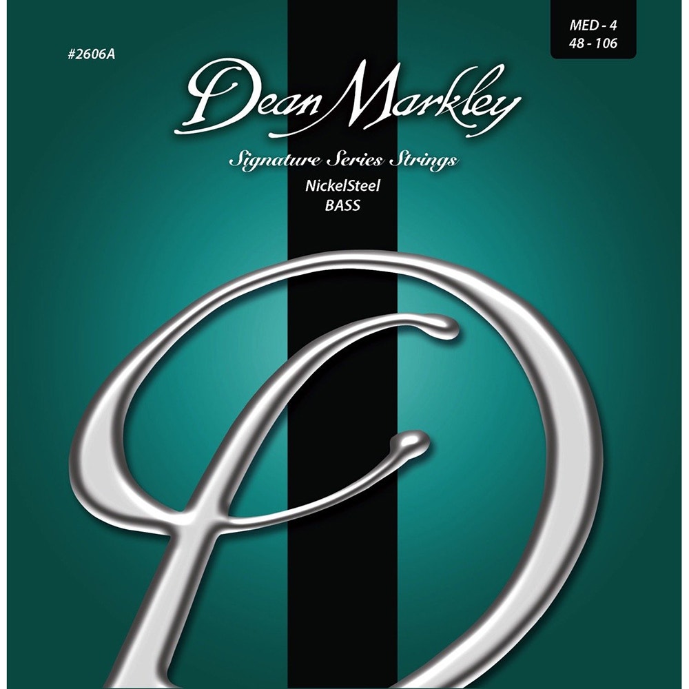 Dean Markley 2606A Signature Series Bass Guitar Strings, Medium, 4 String, 48-106