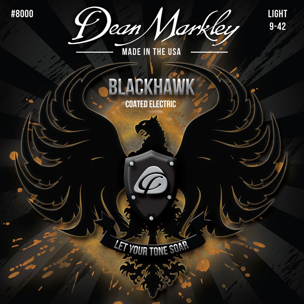Dean Markley Blackhawk Series Coated Electric Strings, Light (9-42)