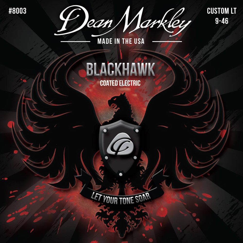 Dean Markley Blackhawk Series Coated Electric Strings, Custom Light (9-46)