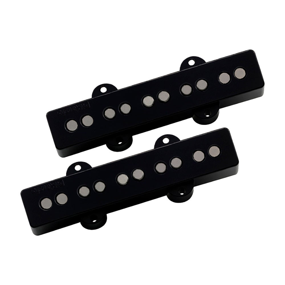 DiMarzio DP552BK Area J 5 Pair Noiseless Single-Coil Pickup Set for 5-String Jazz Bass, Black