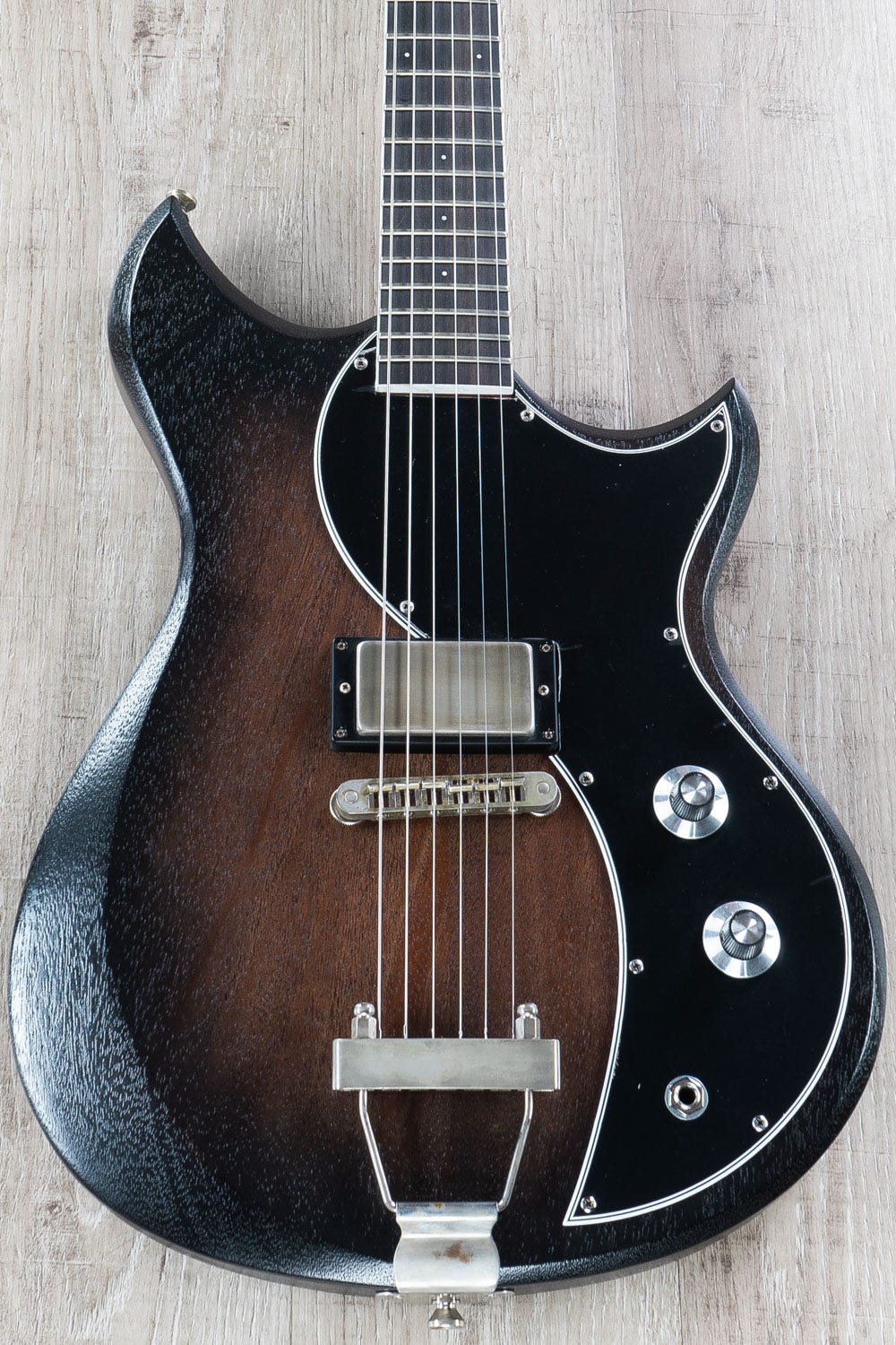 Dunable Cyclops Electric Guitar, Ebony Fretboard, Hard Case - Amber Burst Satin Polyurethane Finish