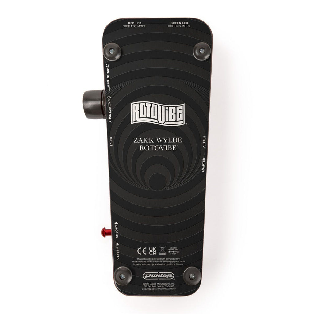 Dunlop Wylde Audio WA357 Rotovibe Zakk Wylde Chorus / Vibrato Guitar Effect Pedal