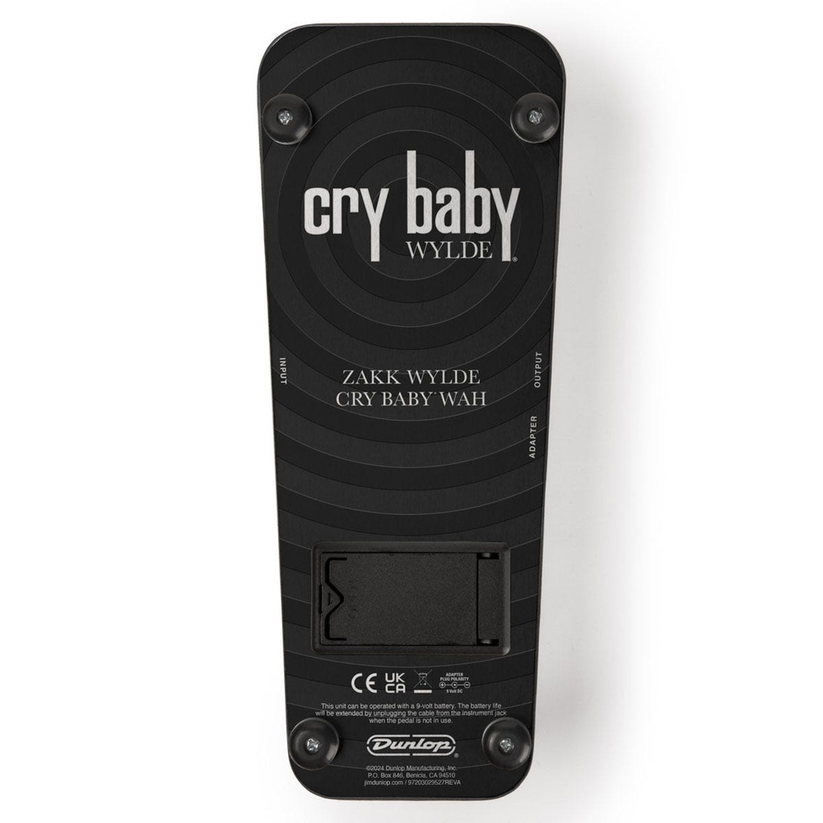 Dunlop Wylde Audio WA45 Cry Baby Zakk Wylde Wah Guitar Effect Pedal