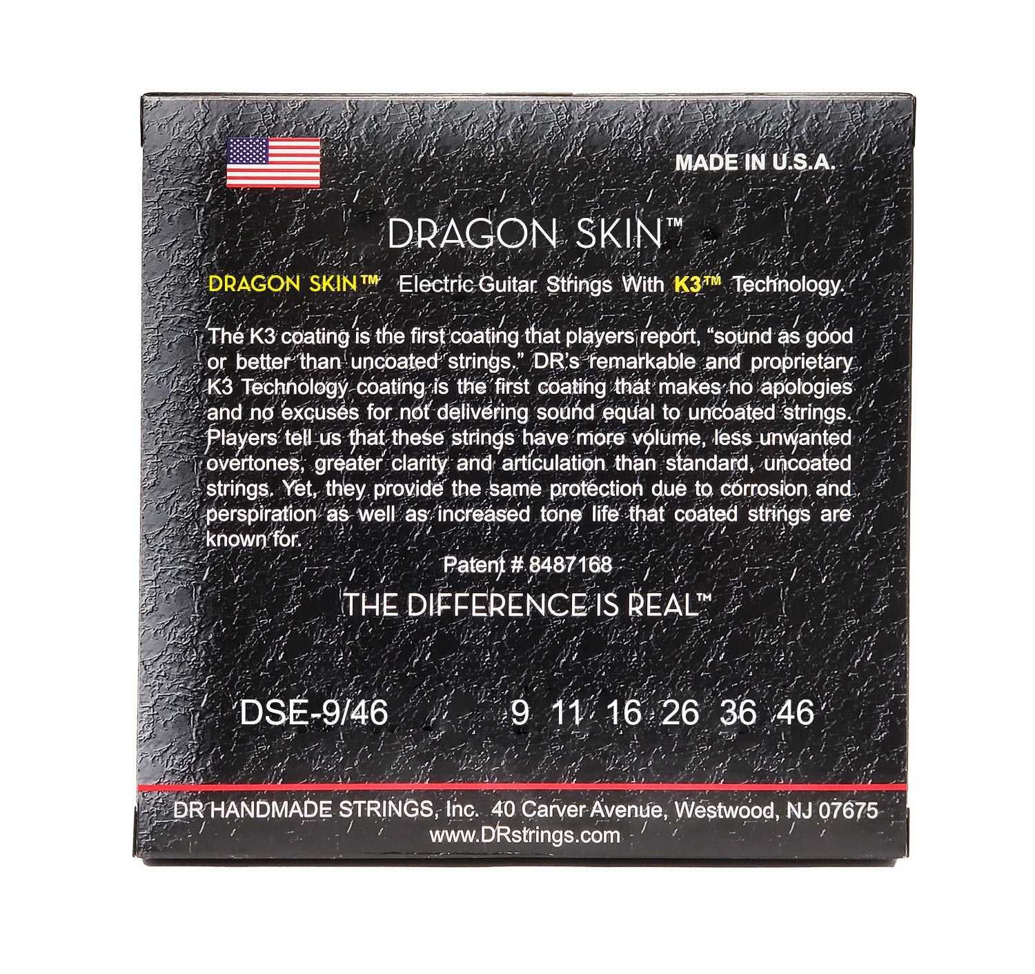 DR Strings Dragon Skin Clear Coated Electric Guitar Strings: Light To Medium 9-46