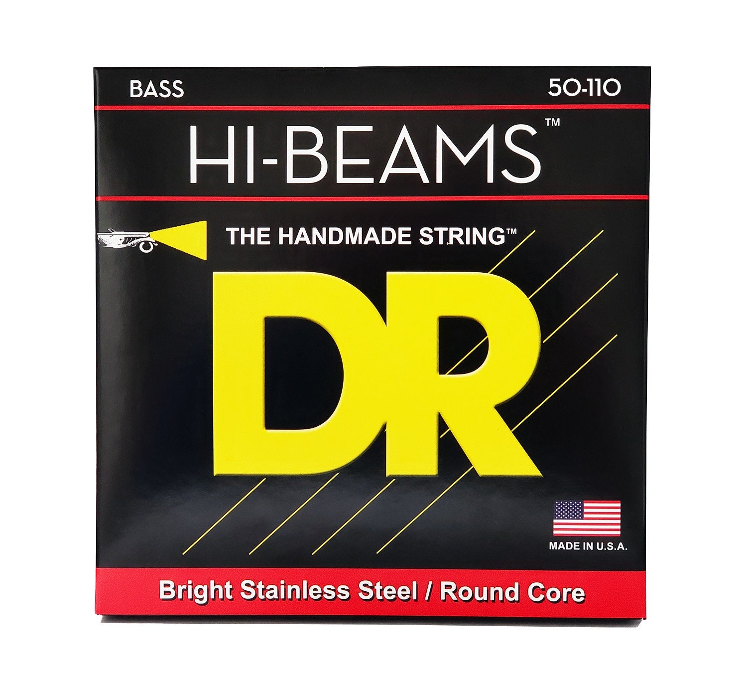 DR Strings Hi-Beam Stainless Steel Bass Strings: Heavy 50-110