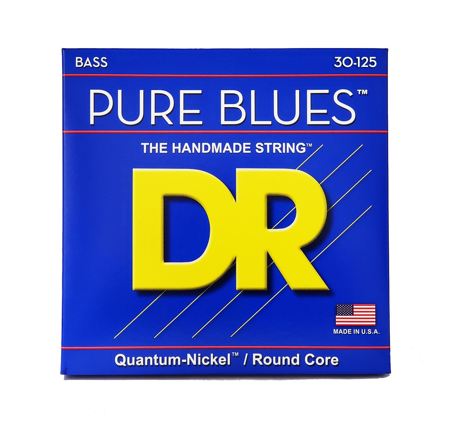 DR Strings Pure Blues Quantum Nickel Bass Strings: 6-String Medium 30-125