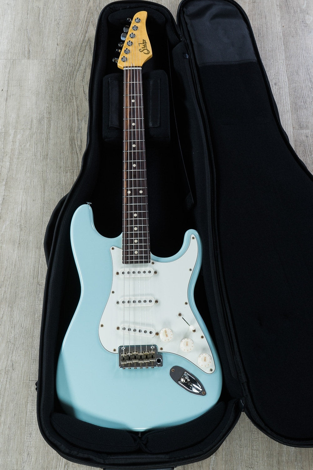 Suhr Classic S Antique SSS Electric Guitar, Indian Rosewood Fingerboard, SSCII, Deluxe Gig Bag - Sonic Blue
