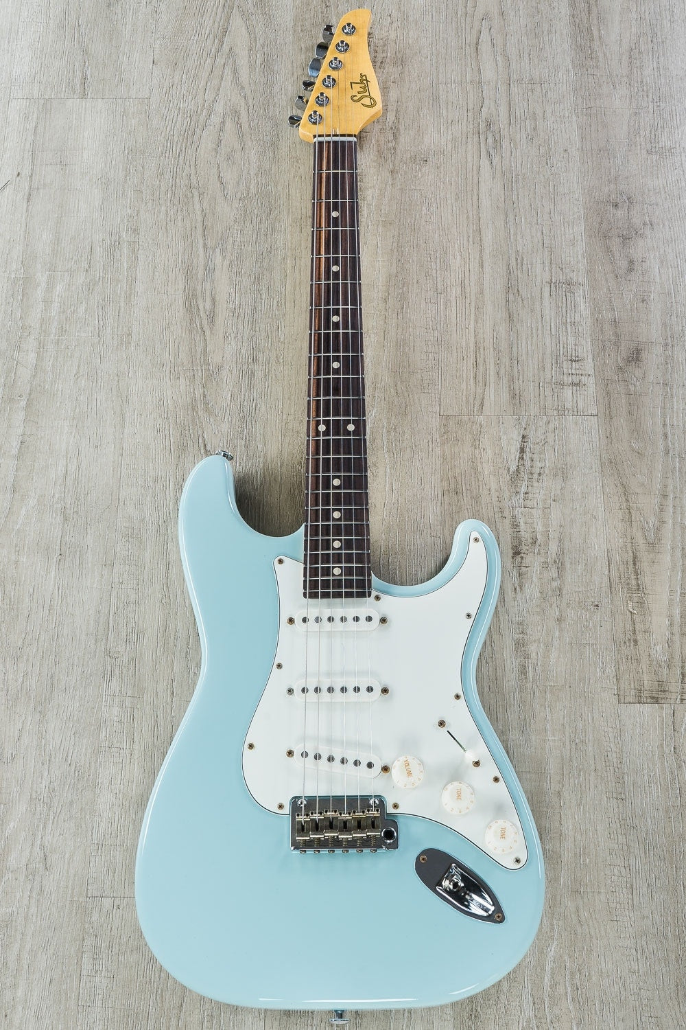 Suhr Classic S Antique SSS Electric Guitar, Indian Rosewood Fingerboard, SSCII, Deluxe Gig Bag - Sonic Blue