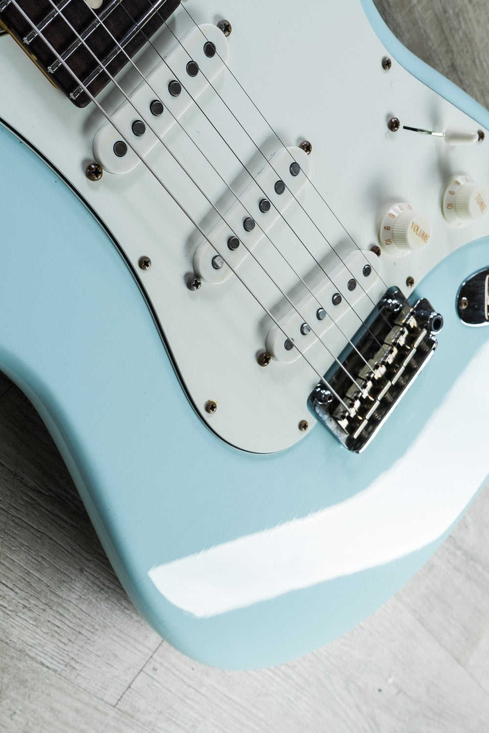Suhr Classic S Antique SSS Electric Guitar, Indian Rosewood Fingerboard, SSCII, Deluxe Gig Bag - Sonic Blue
