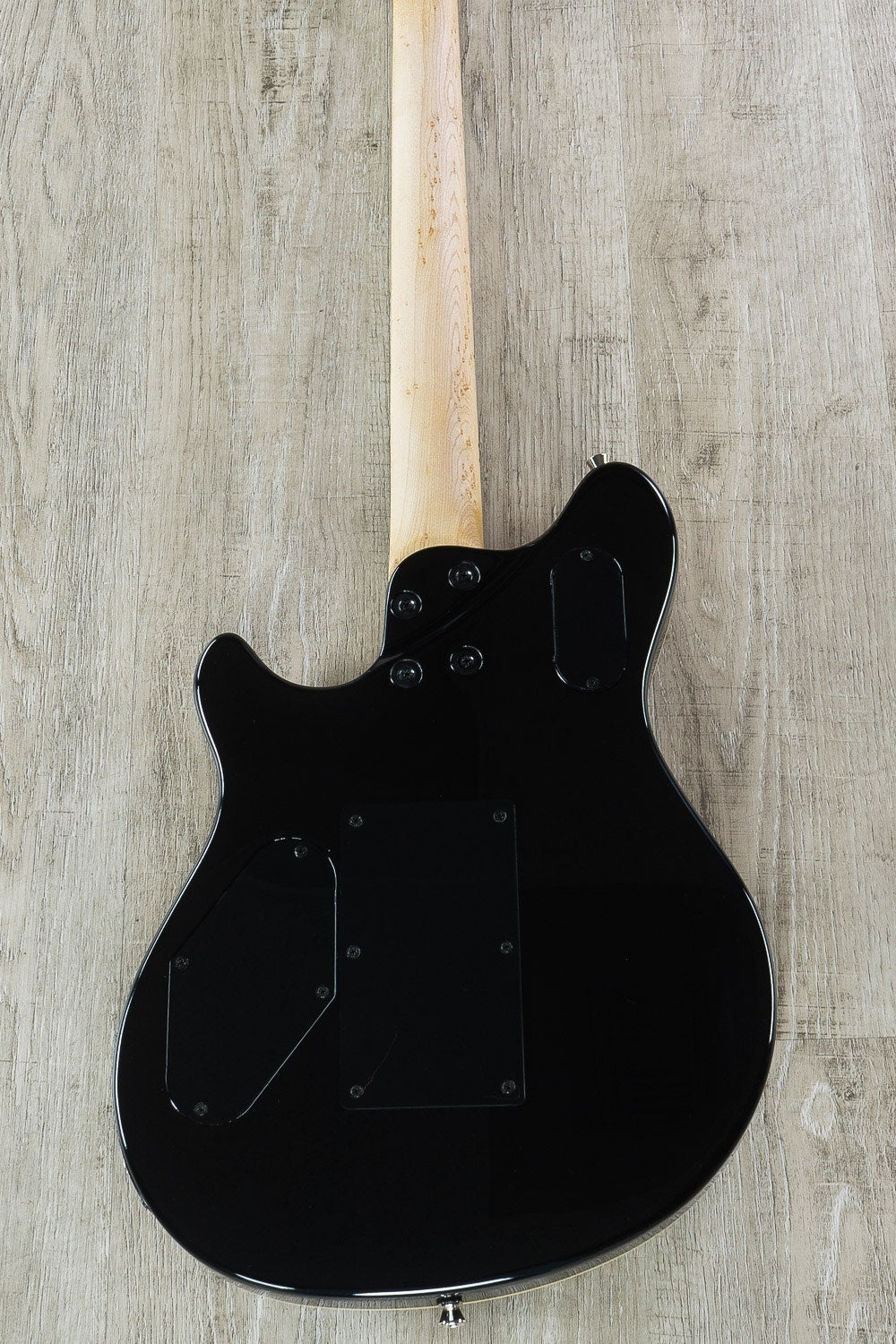 Peavey HP2 Electric Guitar, Flamed Maple Top, Birdseye Maple Fingerboard, Case - Cyan