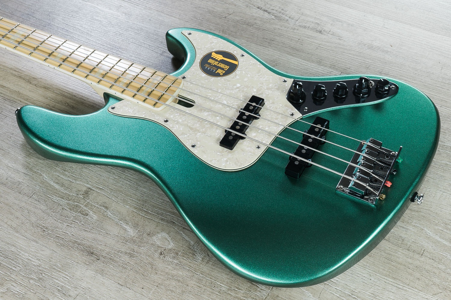 Sire Marcus Miller Gen 2 V7 Bass Guitar, Ash Body, 4-String, Sherwood Green w/ Bag