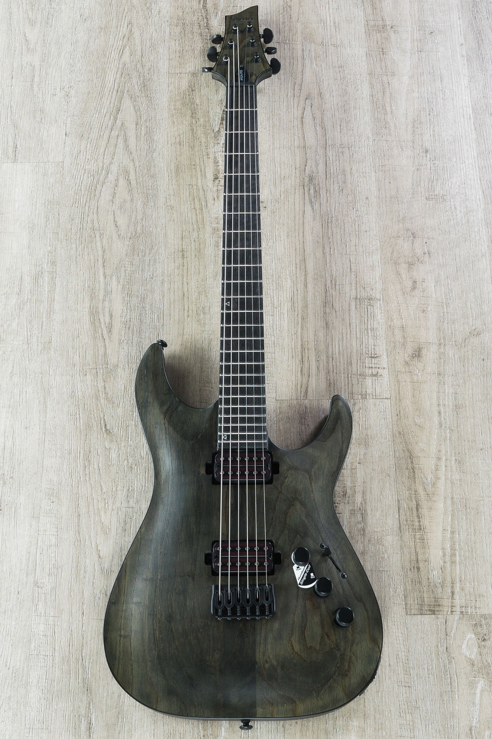 Schecter C-1 EX Apocalypse Baritone Electric Guitar, Ebony Fingerboard - Rusty Grey