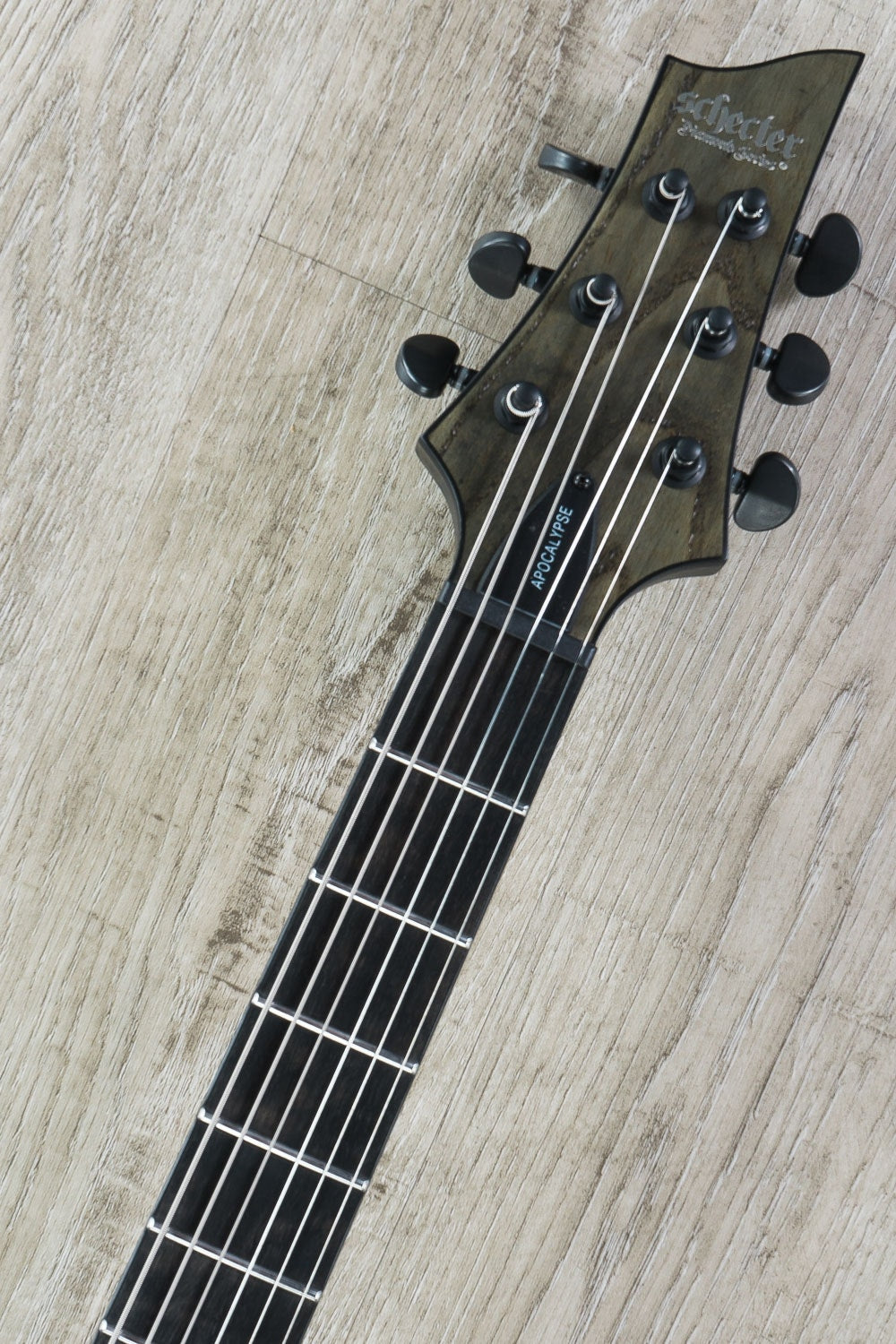 Schecter C-1 EX Apocalypse Baritone Electric Guitar, Ebony Fingerboard - Rusty Grey
