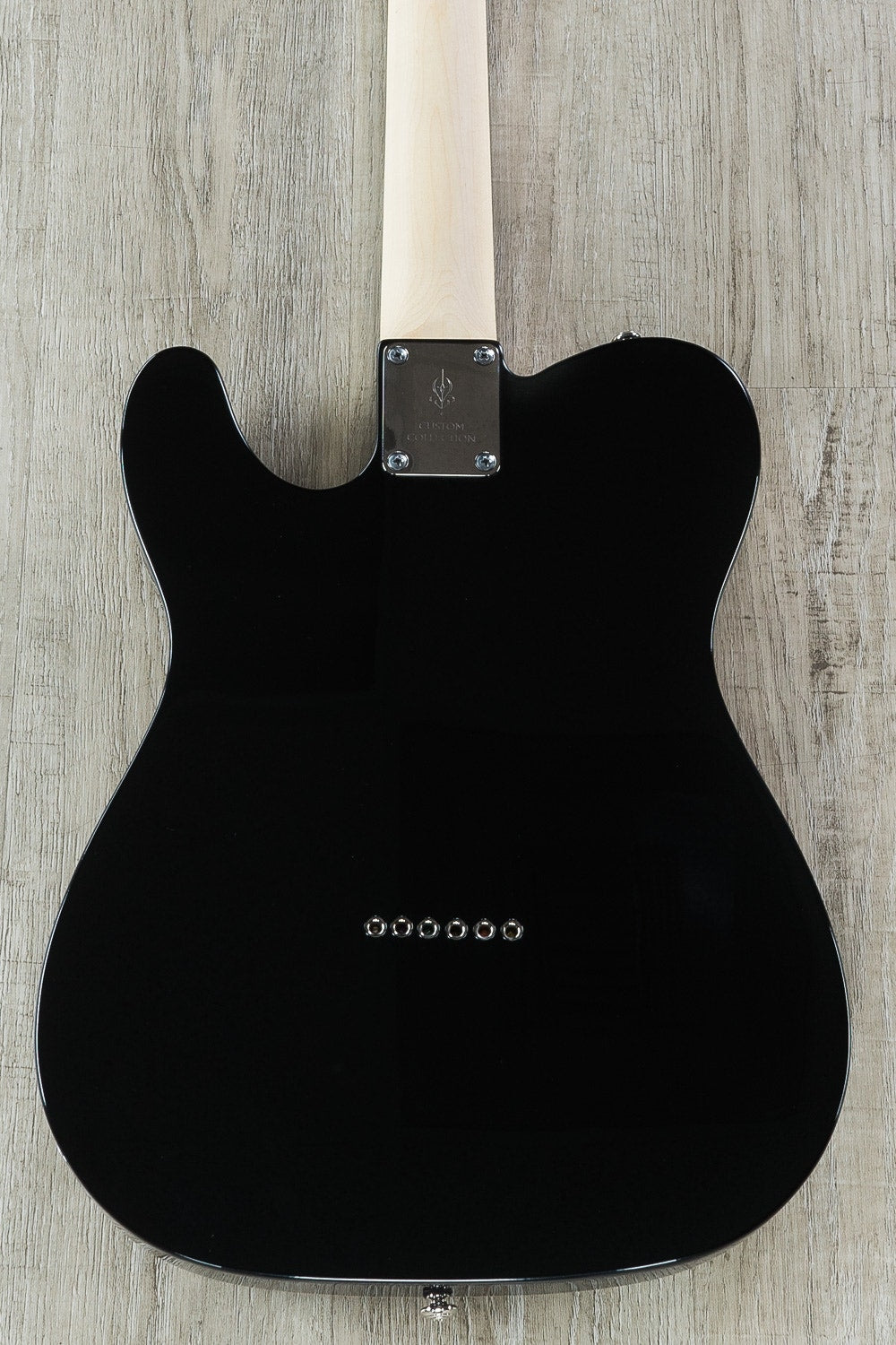 Michael Kelly CC50 Evolution Ebony Electric Guitar, Rosewood Fretboard - Striped Ebony