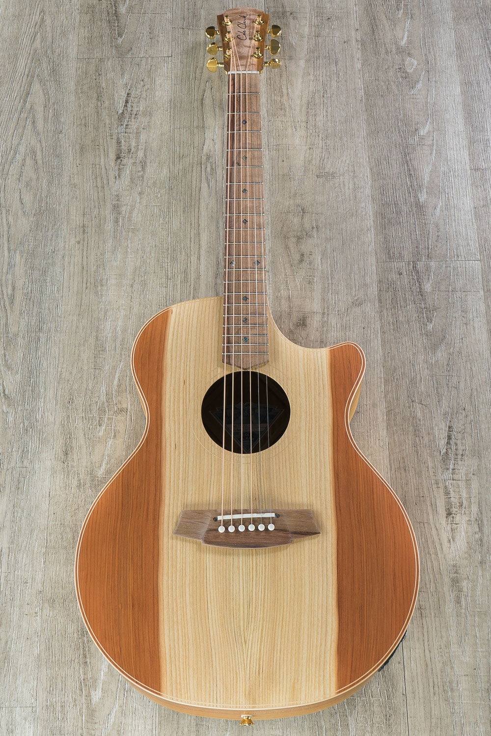 Cole Clark Angel 2 Series Auditorium AN2EC-RDBL Acoustic-Electric Guitar, Redwood Top (E-STOCK)