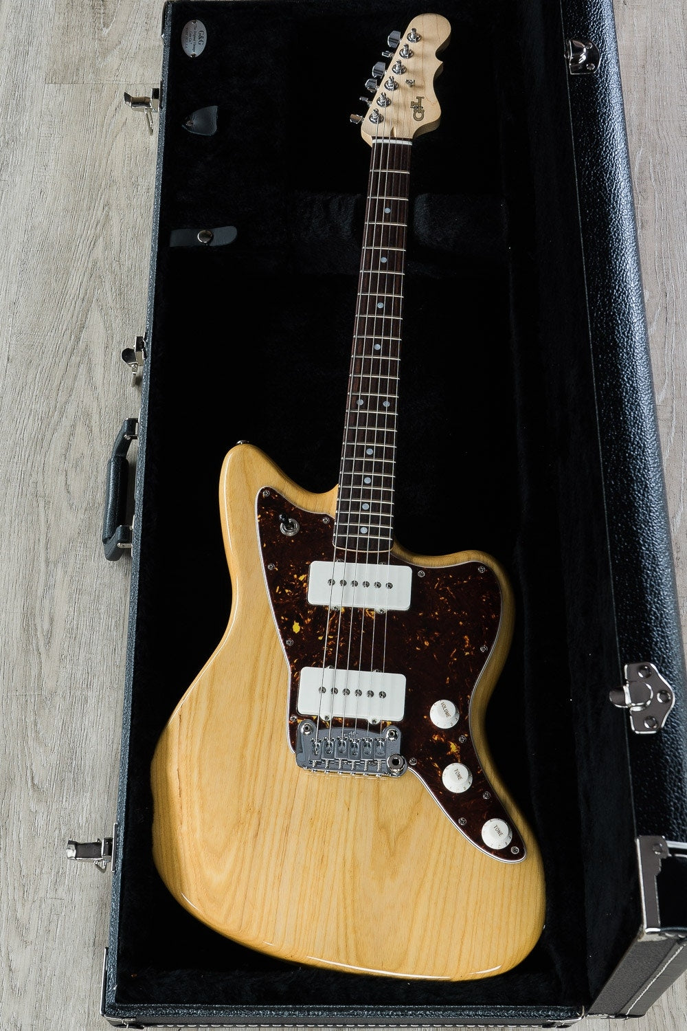 G&L USA Doheny Electric Guitar, Rosewood Fingerboard, Hard Case - Vintage Natural