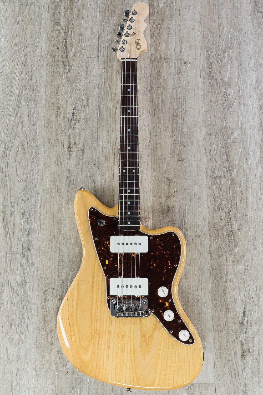 G&L USA Doheny Electric Guitar, Rosewood Fingerboard, Hard Case - Vintage Natural