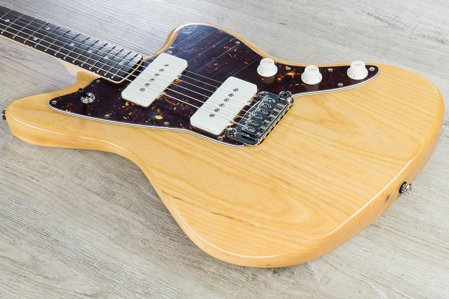 G&L USA Doheny Electric Guitar, Rosewood Fingerboard, Hard Case - Vintage Natural
