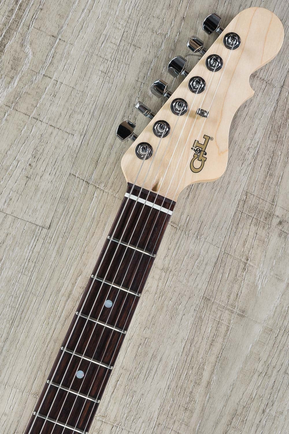 G&L USA Doheny Electric Guitar, Rosewood Fingerboard, Hard Case - Vintage Natural