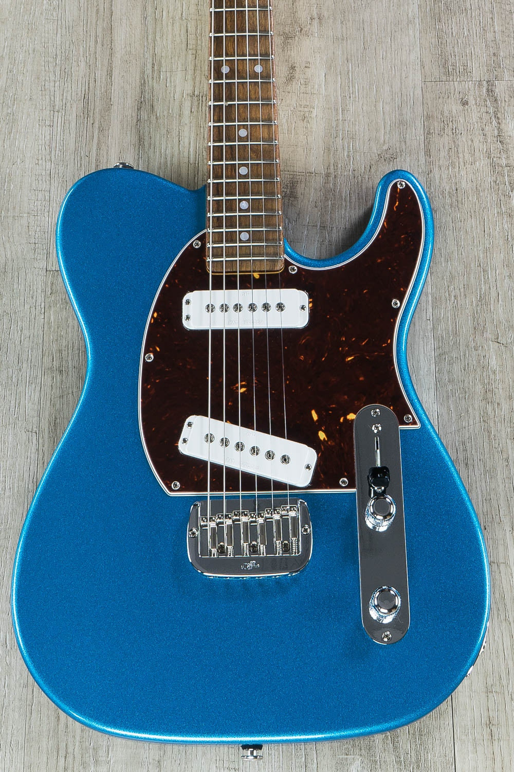 G&L Guitars Fullerton Deluxe ASAT Special Electric Guitar, Caribbean Rosewood Fingerboard, Lake Placid Blue