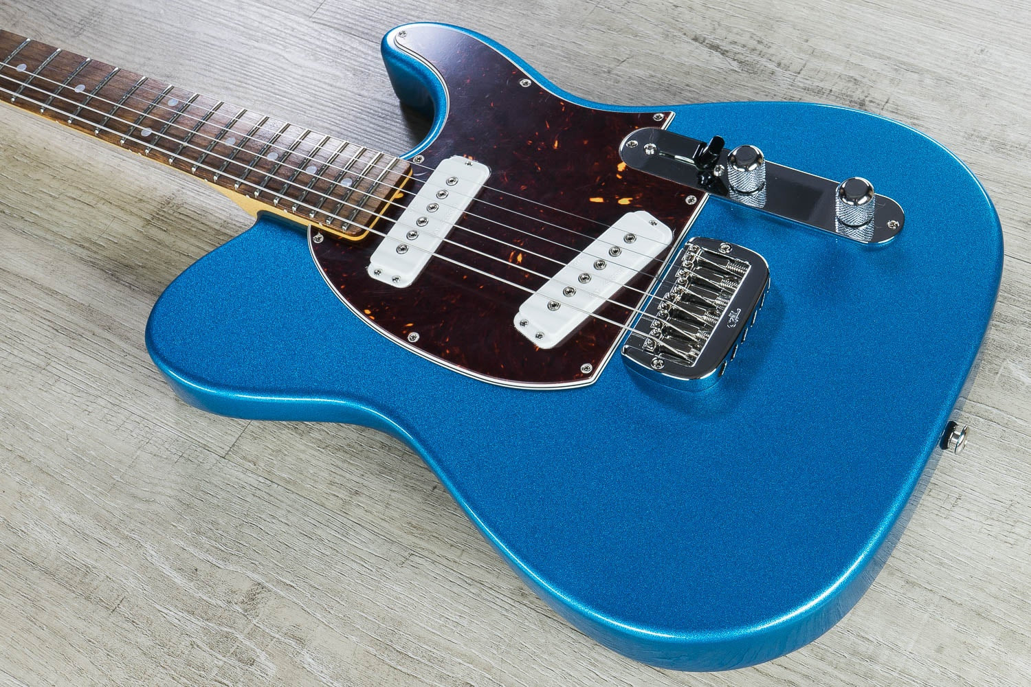 G&L Guitars Fullerton Deluxe ASAT Special Electric Guitar, Caribbean Rosewood Fingerboard, Lake Placid Blue