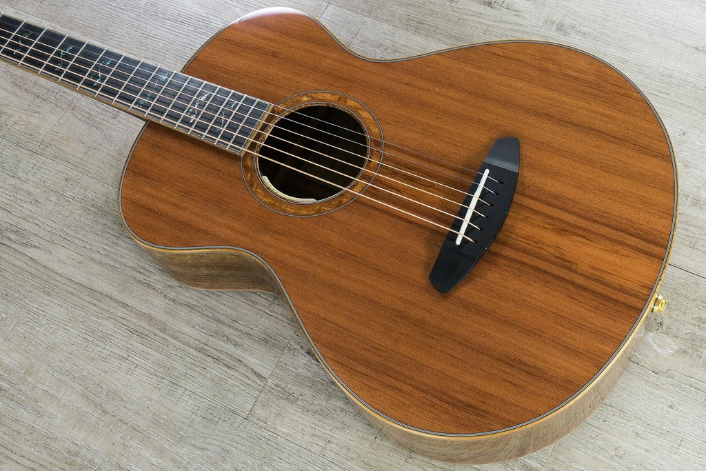 2019 NOS Breedlove 2019 Masterclass Custom Concertina E Acoustic-Electric Guitar, Redwood - Figured Walnut, LR Baggs Anthem Tru-Mic