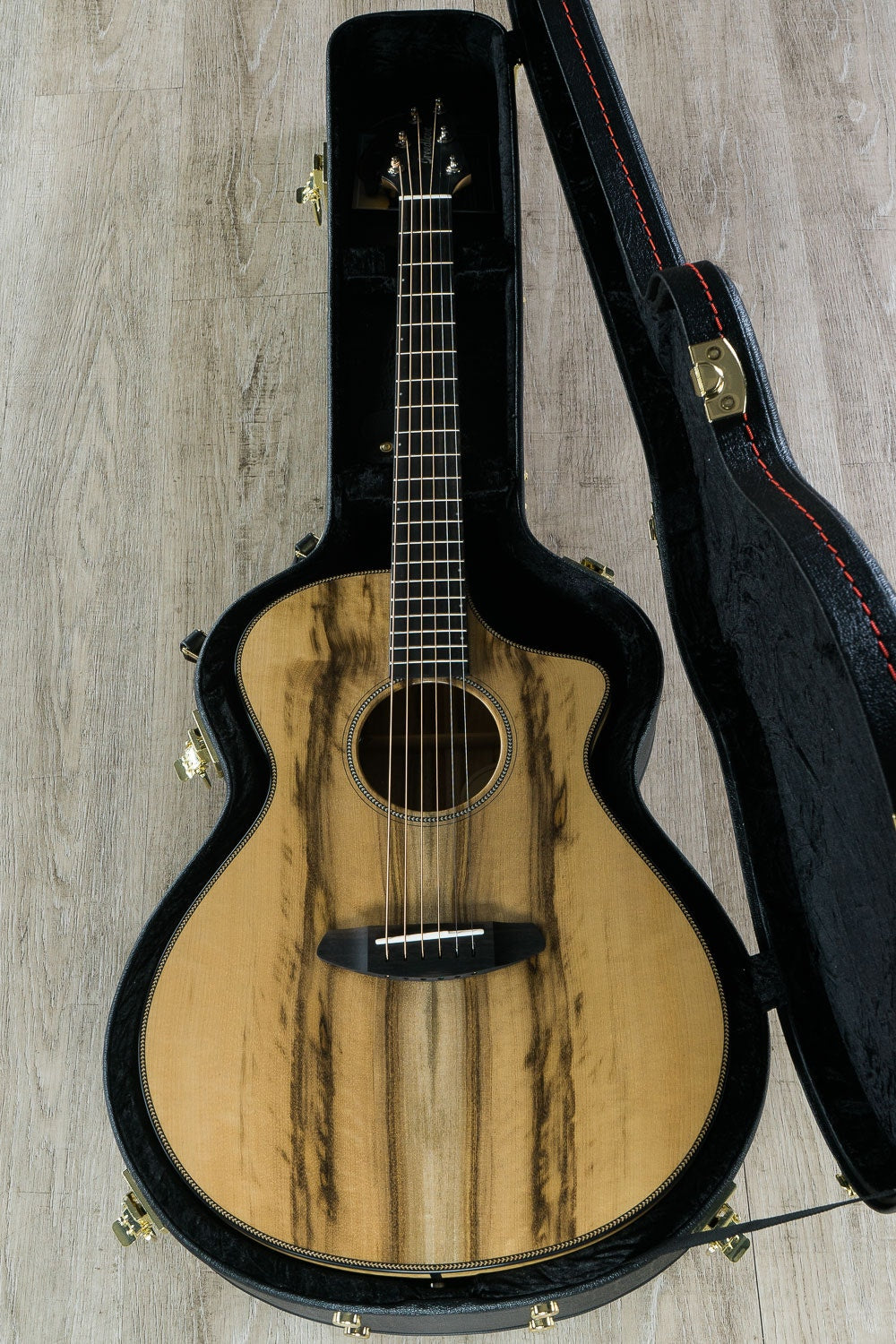 Breedlove Guitars 2019 Oregon Concert CE Acoustic Electric Guitar, Myrtlewood - Myrtlewood, Natural w/ Case
