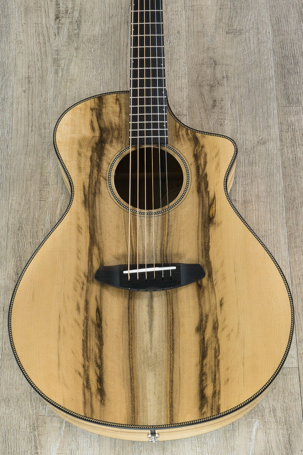 Breedlove Guitars 2019 Oregon Concert CE Acoustic Electric Guitar, Myrtlewood - Myrtlewood, Natural w/ Case