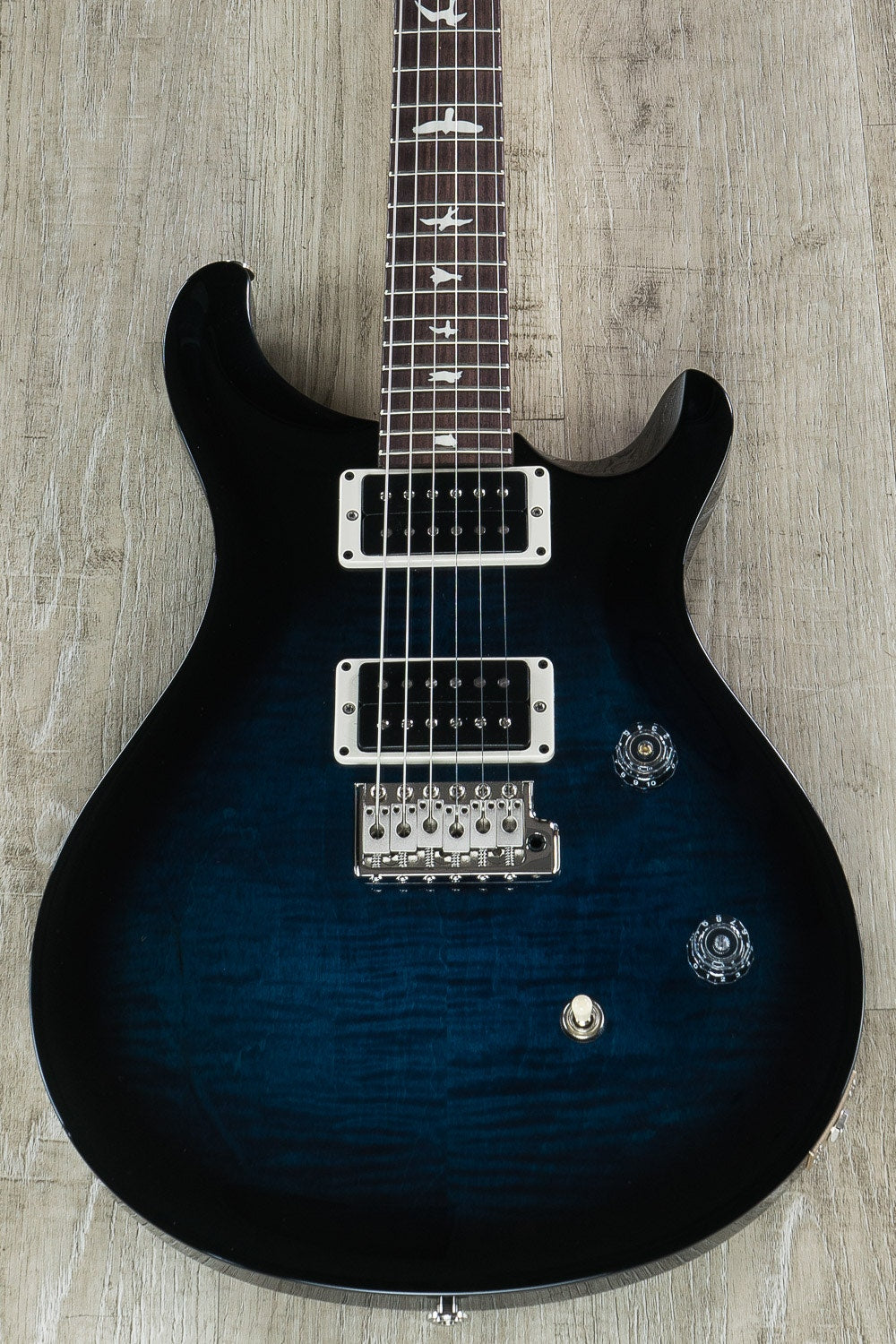 PRS Paul Reed Smith CE24 Electric Guitar, Pattern Thin, Gig Bag - Whale Blue Wrap