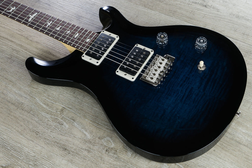 PRS Paul Reed Smith CE24 Electric Guitar, Pattern Thin, Gig Bag - Whale Blue Wrap