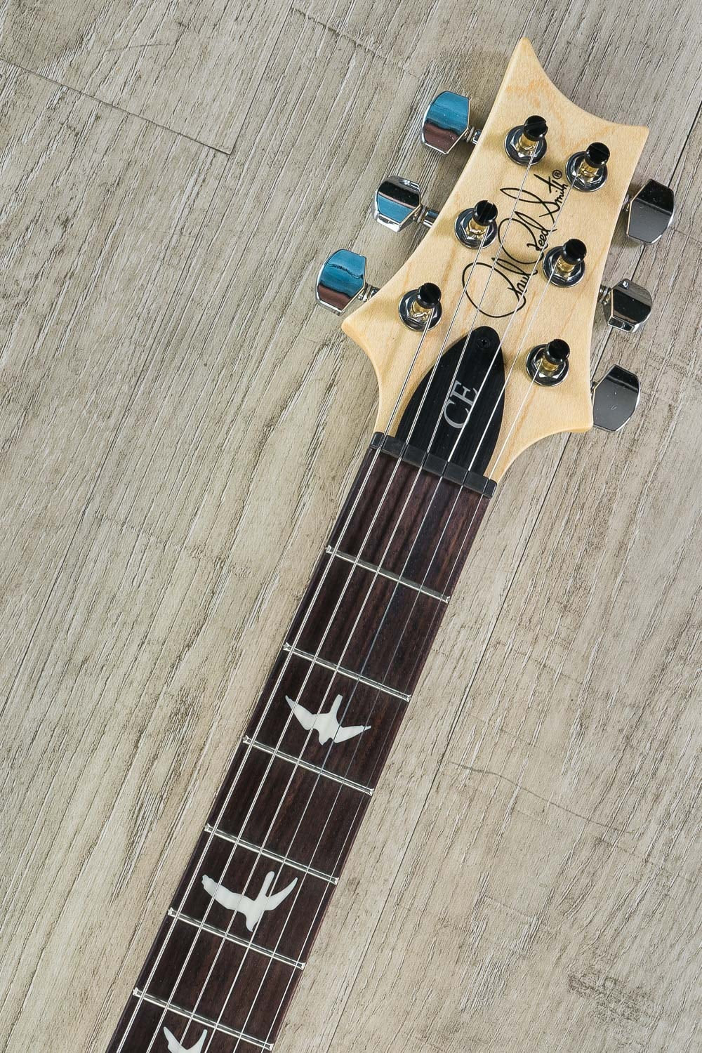 PRS Paul Reed Smith CE24 Electric Guitar, Pattern Thin, Gig Bag - Whale Blue Wrap