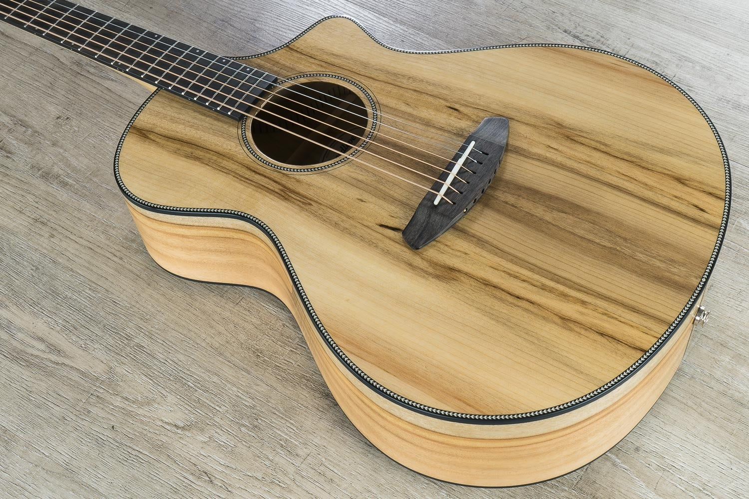 Breedlove Guitars 2019 Oregon Concert CE Acoustic Electric Guitar, Myrtlewood - Myrtlewood w/ Case, Natural