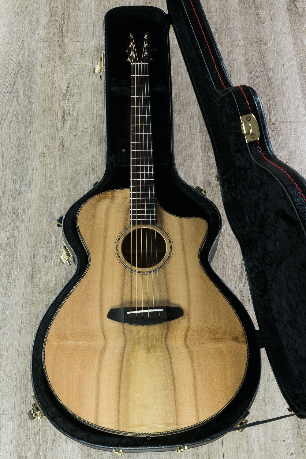 2019 NOS Breedlove Oregon Concerto CE Acoustic-Electric Guitar, Myrtlewood - Myrtlewood, LR Baggs EAS VTC Preamp, Hard Case