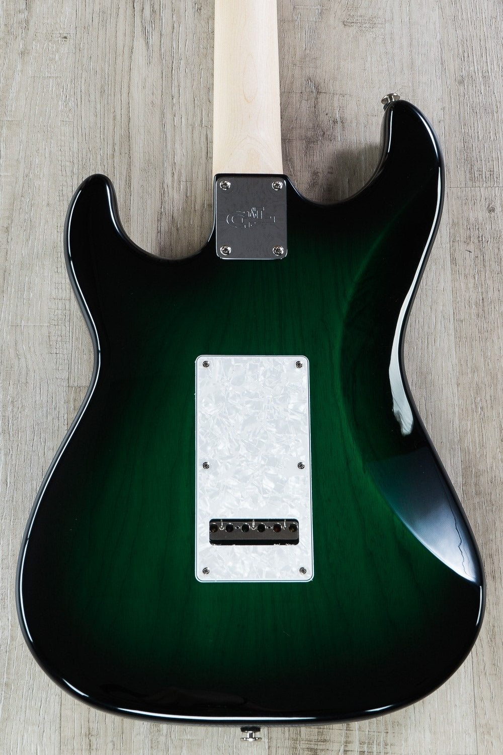 G&L USA S-500 Electric Guitar, Maple Fingerboard, Hard Case - Greenburst