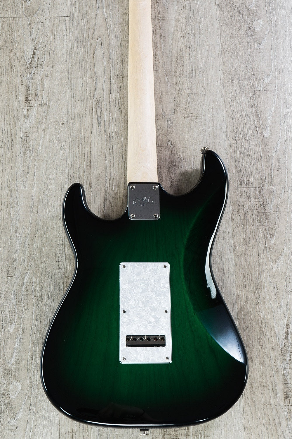 G&L USA S-500 Electric Guitar, Maple Fingerboard, Hard Case - Greenburst
